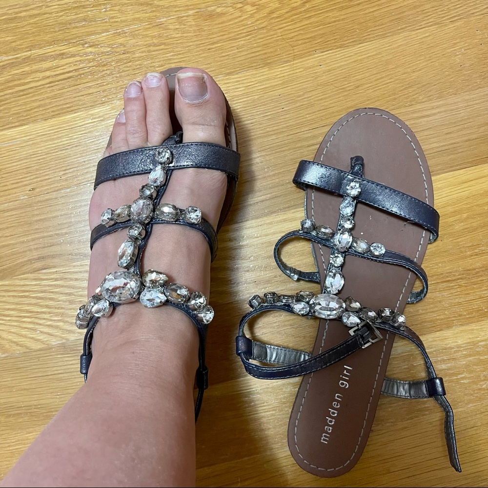 Embellished gladiator sandals